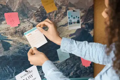 Whale-shaped printed cork memo board