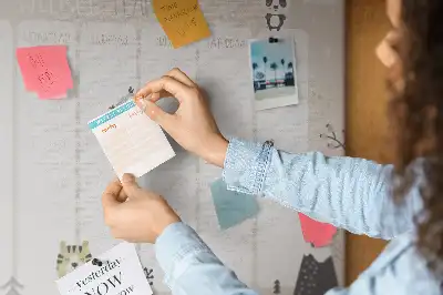 Weekly Plan Cork Memo Board