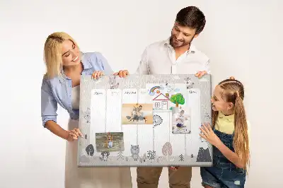 Printed Animal Planner Cork Board