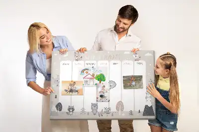 Printed Animal Planner Cork Board