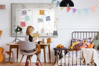 Printed Animal Planner Cork Board