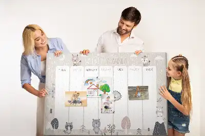 Printed Animal Planner Cork Board