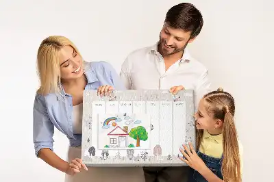 Printed Animal Planner Cork Board