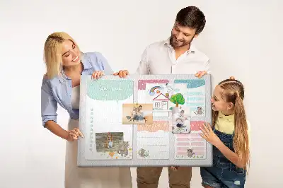Printed Cork Memo Board Wishlist