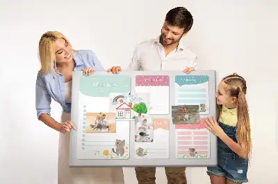 Printed Cork Memo Board Wishlist