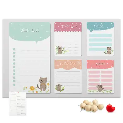 Printed Cork Memo Board