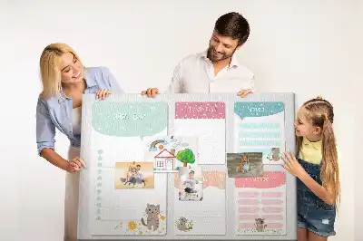 Printed Cork Memo Board Wishlist