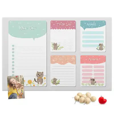 Printed Cork Memo Board