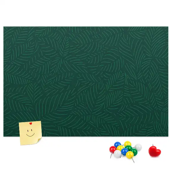 Leaf Pattern Printed Cork Board