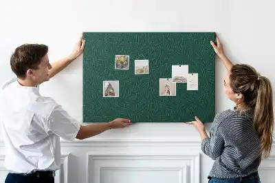 Leaf Pattern Printed Cork Board