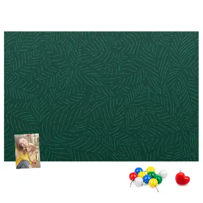 Printed Cork Board Leaf pattern