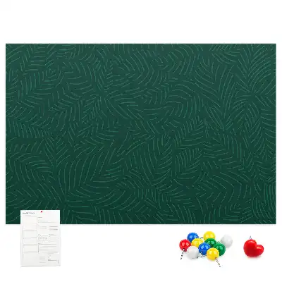 Leaf Pattern Printed Cork Board
