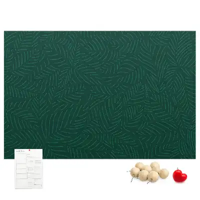 Leaf Pattern Printed Cork Board