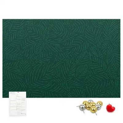 Leaf Pattern Printed Cork Board