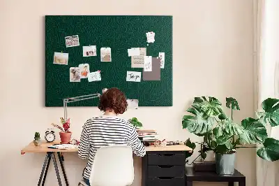 Leaf Pattern Printed Cork Board