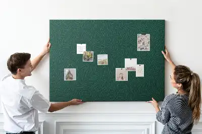 Leaf Pattern Printed Cork Board
