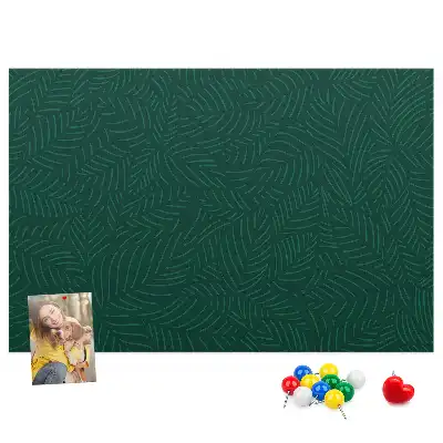 Leaf Pattern Printed Cork Board