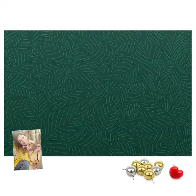 Printed Cork Board Leaf pattern