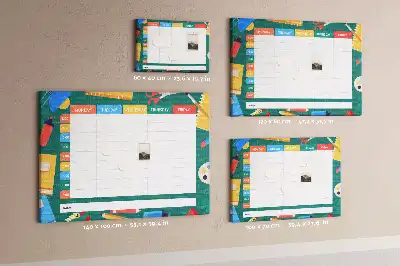 Cork memo board Lesson plan