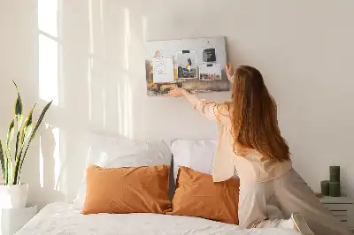 Printed Cork Memo Board featuring a Car Vacation design