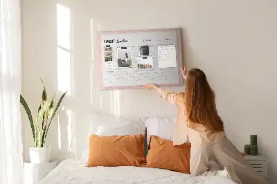 Cork Memo Board and Habit Tracker