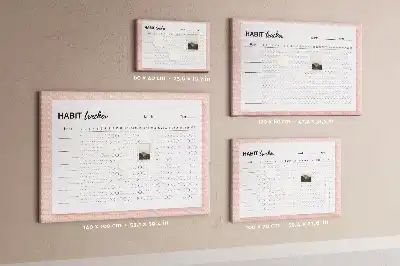 Cork Memo Board and Habit Tracker