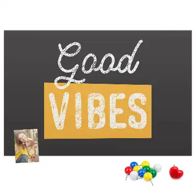 Printed Cork Board Motivational quote