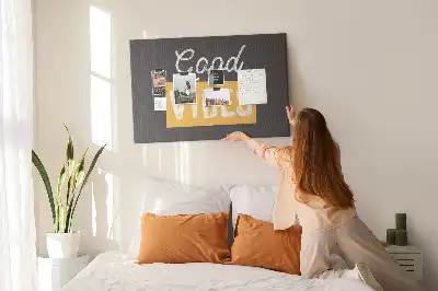 Motivational Quote Printed Cork Board