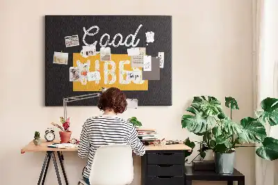 Printed Cork Board Motivational quote