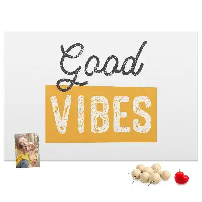 Inspirational Printed Cork Memo Board
