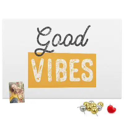 Printed Cork Memo Board Inspirational sentence
