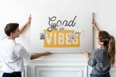 Inspirational Printed Cork Memo Board