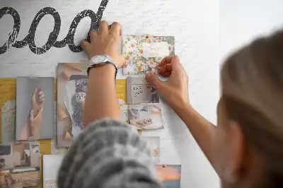 Printed Cork Memo Board Inspirational sentence