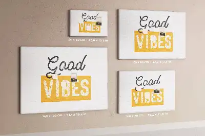 Printed Cork Memo Board Inspirational sentence