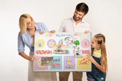 Cork memo board School planner