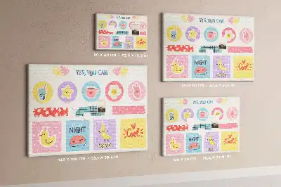 Cork memo board School planner