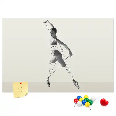 Printed Cork Board Ballerina