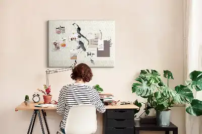 Printed Cork Board Ballerina