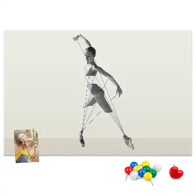 Printed Cork Board Ballerina