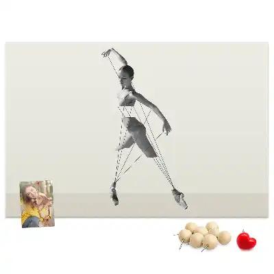 Printed Cork Board Ballerina