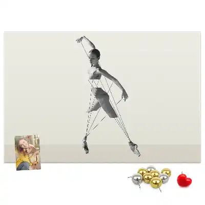 Printed Cork Board Ballerina