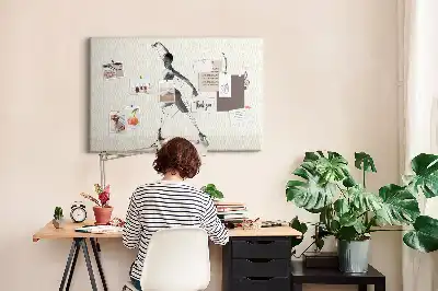 Printed Cork Board Ballerina