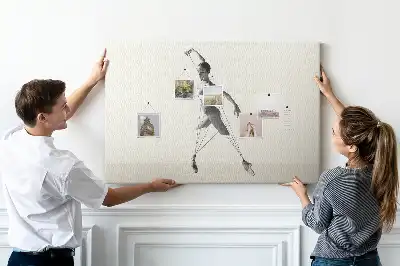 Printed Cork Board Ballerina