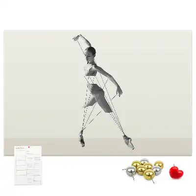 Printed Cork Board Ballerina