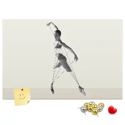 Printed Cork Board Ballerina