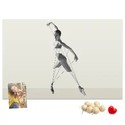 Printed Cork Board Ballerina