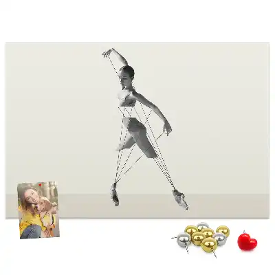 Printed Cork Board Ballerina