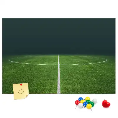Printed Cork Memo Board Football pitch