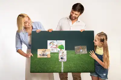 Printed Cork Memo Board Football pitch