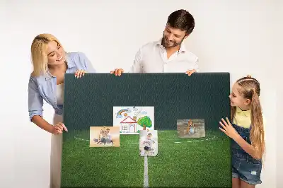Football Pitch Printed Cork Memo Board